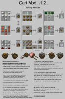 Minecraft 1.2.5 ездовые тележки