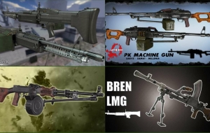 Left 4 Dead 2 — новые модели оружия — M-60, ПКМ, РПД, Bren Mk1, M249 SAW, XM214-A-Minigun | Left 4 Dead 2 моды