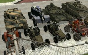 simfphys-armed-vehicles Военная техника для гаррис мод