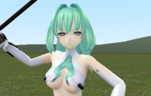 Neptunia Green Heart Playermodel + TFA-VOX
