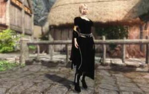 Skyrim — Одежда Ведьмы UNP-HDT | Skyrim моды