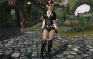 Skyrim — Женская одежда Полиции | Skyrim моды