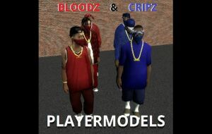 Bloodz &amp; Cripz — Playermodels (Bloods and Crips) | Garrys mod моды