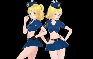 Kagamine Police Rin PM and NPCs | Garrys mod моды