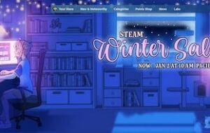 Комната зимней распродажи Steam 2024