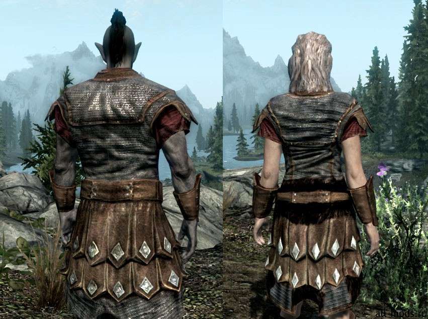 Skyrim - ретекстур Imperial Chainmail Armor.