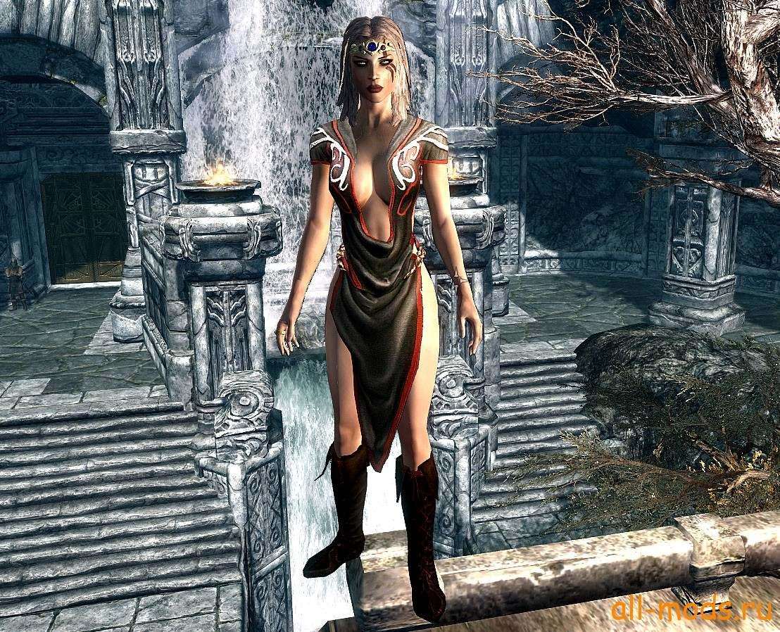 Skyrim - броня и одежда для женщин с увеличенной грудью