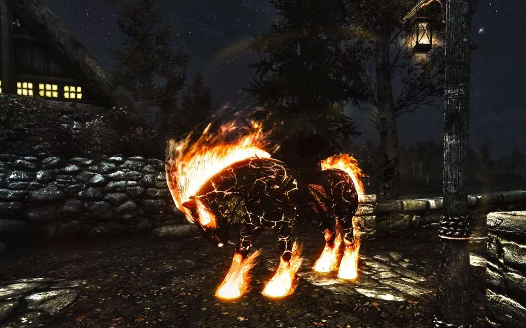 Skyrim - Огненный конь.