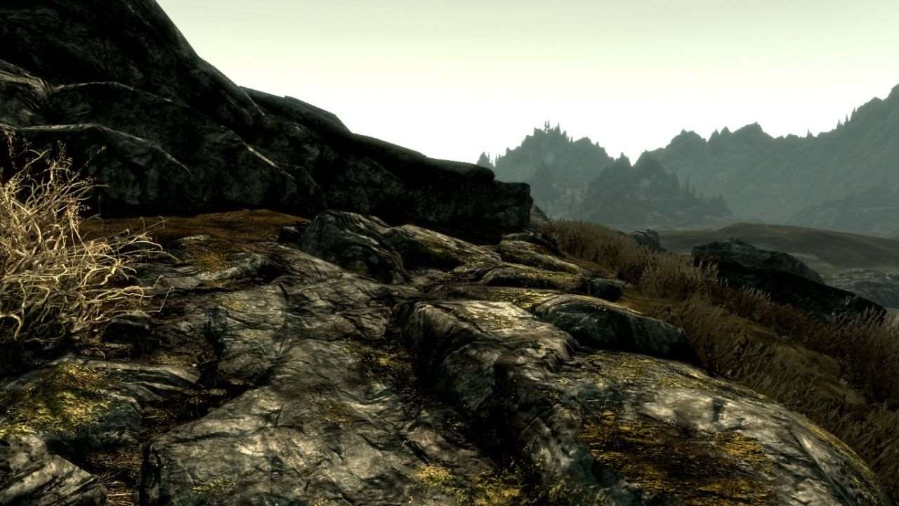 Skyrim - HD текстуры скал и камней