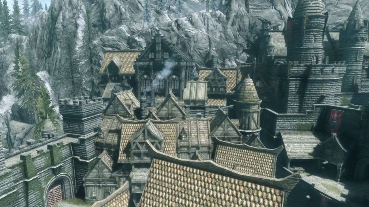 Skyrim - Реалистичные города (Солитьюд)