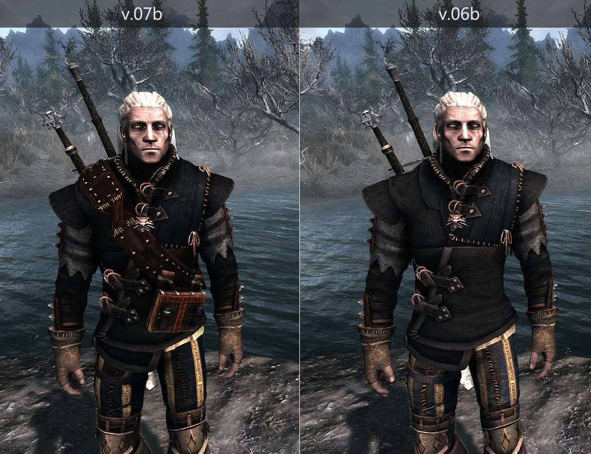 Skyrim the witcher 3 armors фото 80
