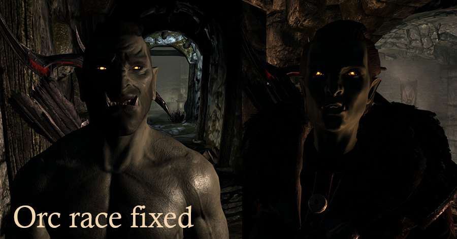 Skyrim - Фикс свечения глаз вампиров.