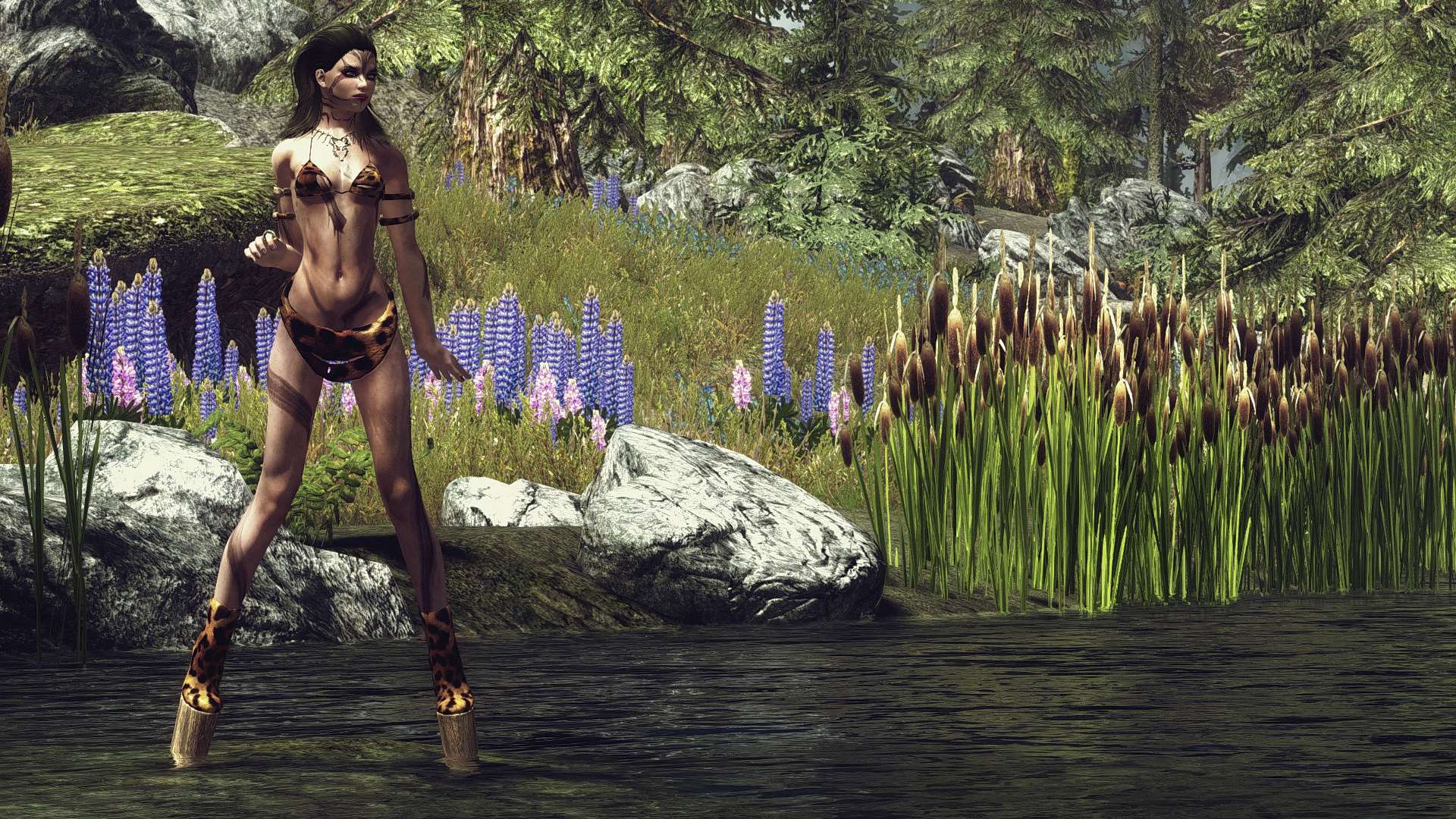 Bikini huntress model