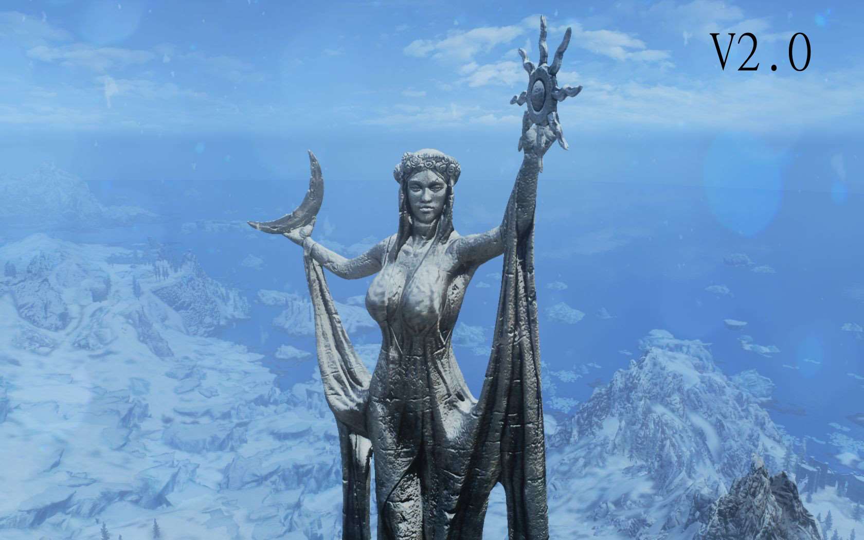 Skyrim - статуи / Stunning Statues of Skyrim.