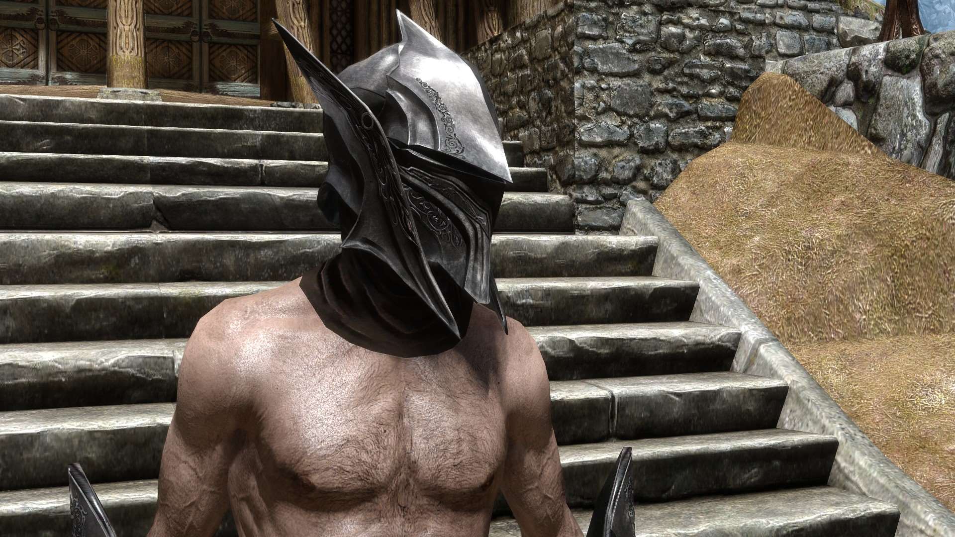 Эбонитовый шлем Skyrim