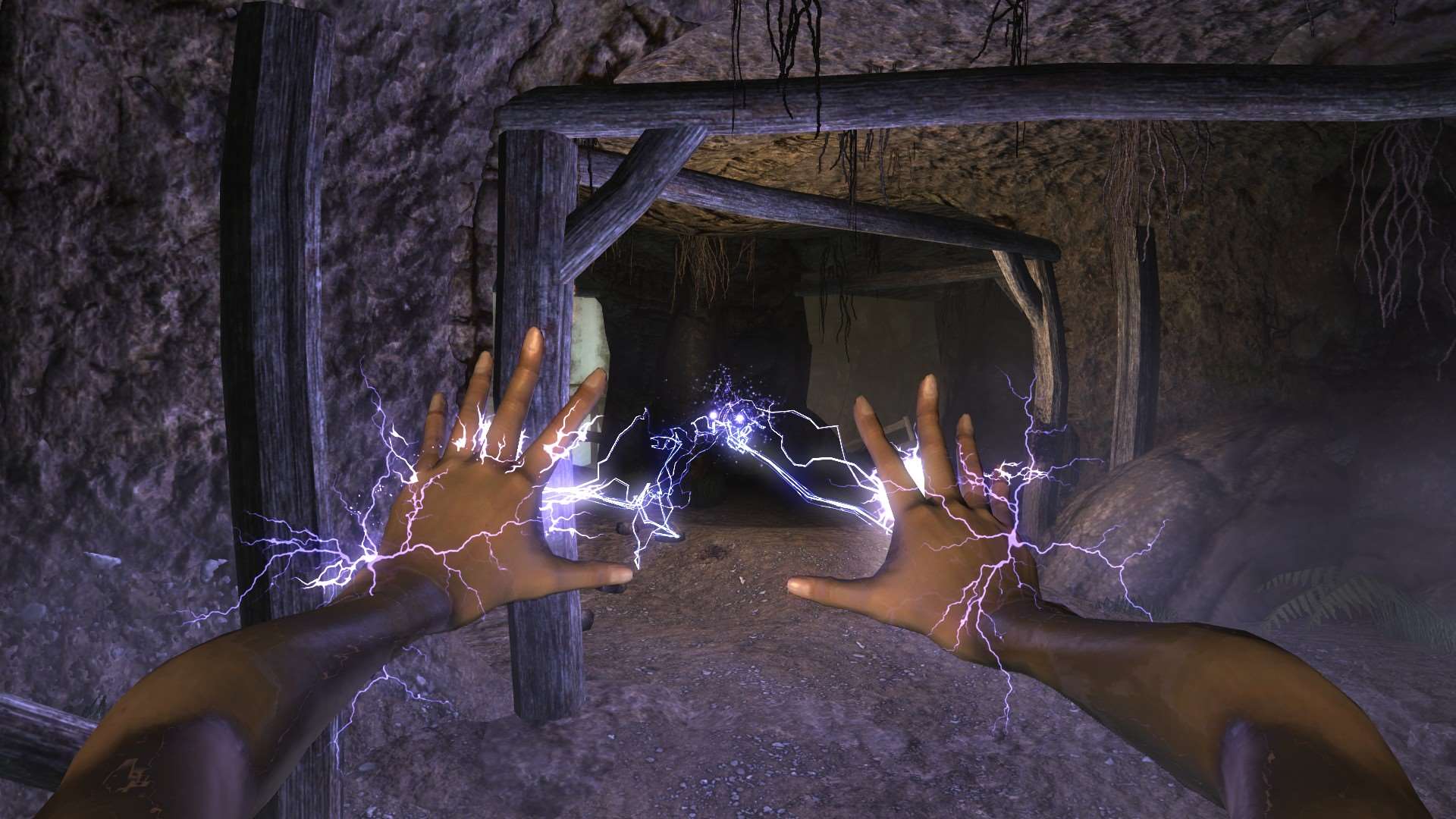 Электричество в Скайриме есть только в виде магических умений, так что можн...