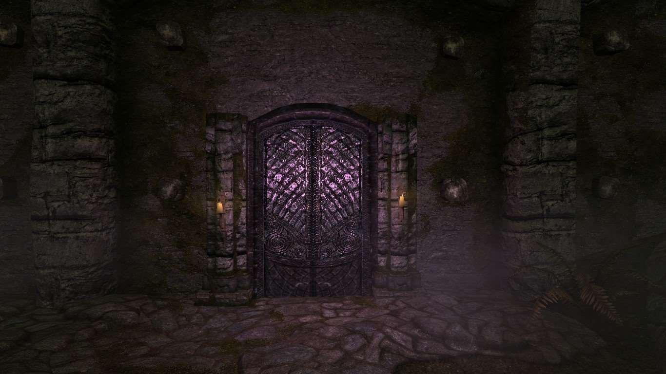 Скайрим открыть ворота. Железная дверь скайрим. Дверь в пещеру. Дверь в темницу. Замок для двери.