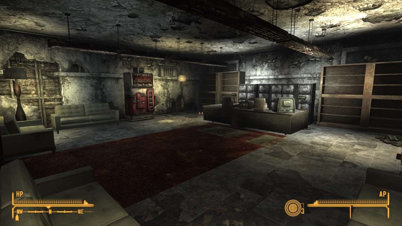 Bunker down 1.16 5. New Vegas мотель. Мотель Эльрей Fallout New Vegas. Фоллаут Нью Вегас бар. Мотель Эль Рей Fallout New Vegas.