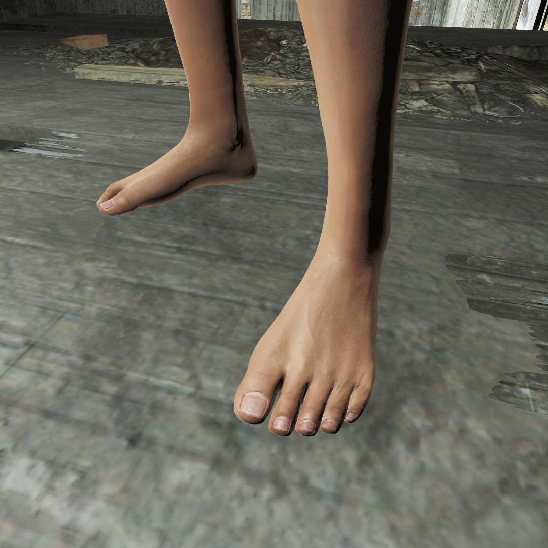 Foot mod. Fallout 4 feet. Фоллаут 4 мод feet. Fallout 4 Piper feet. Fallout 4 реплейсер женских тел.