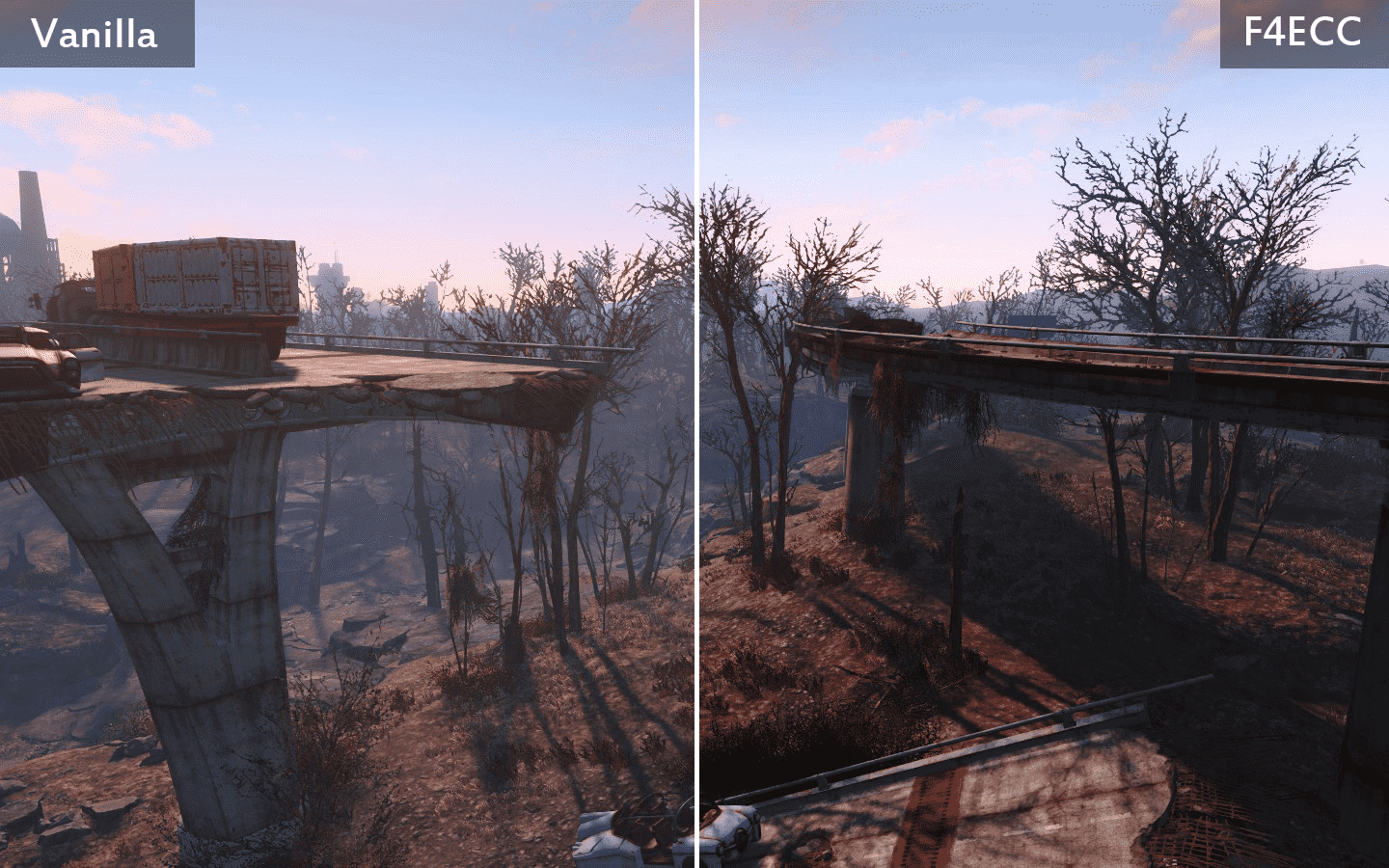 Fallout 4 идеальные текстуры ландшафта фото 89