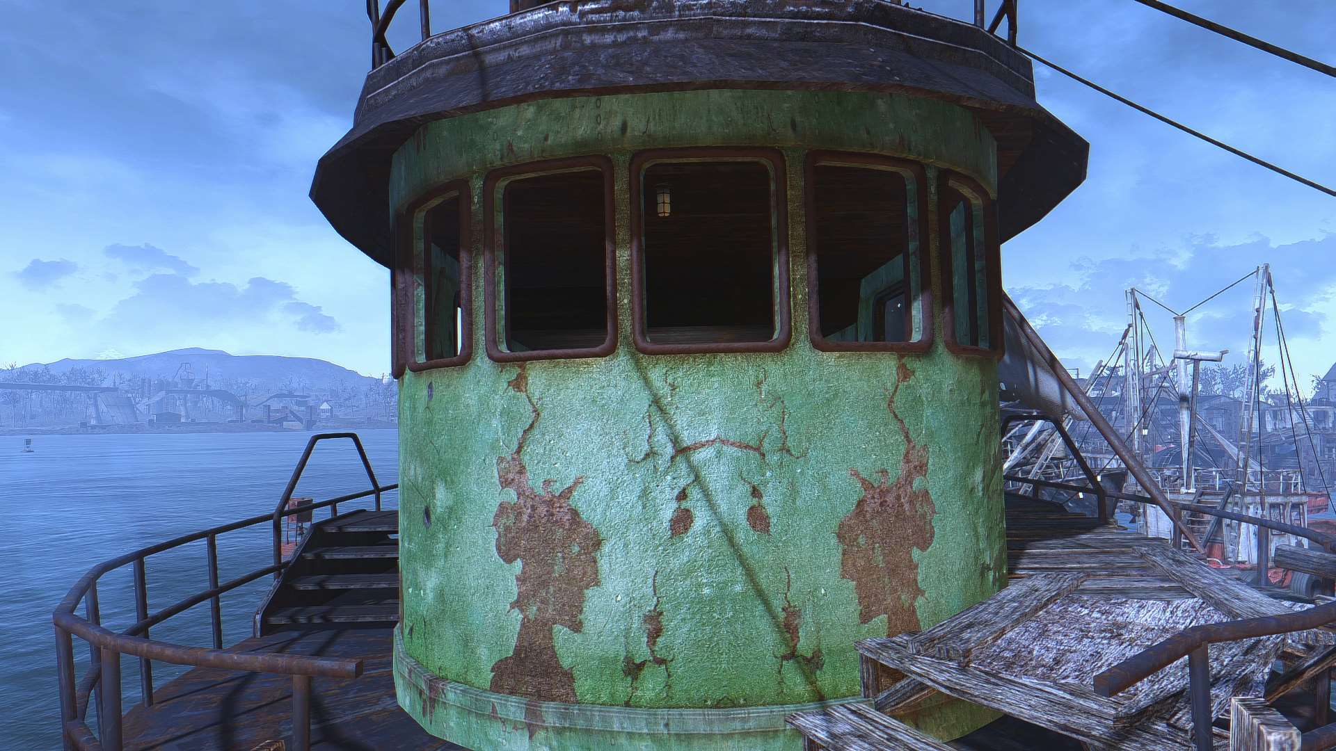 Fallout 4 корабль на здании фото 23