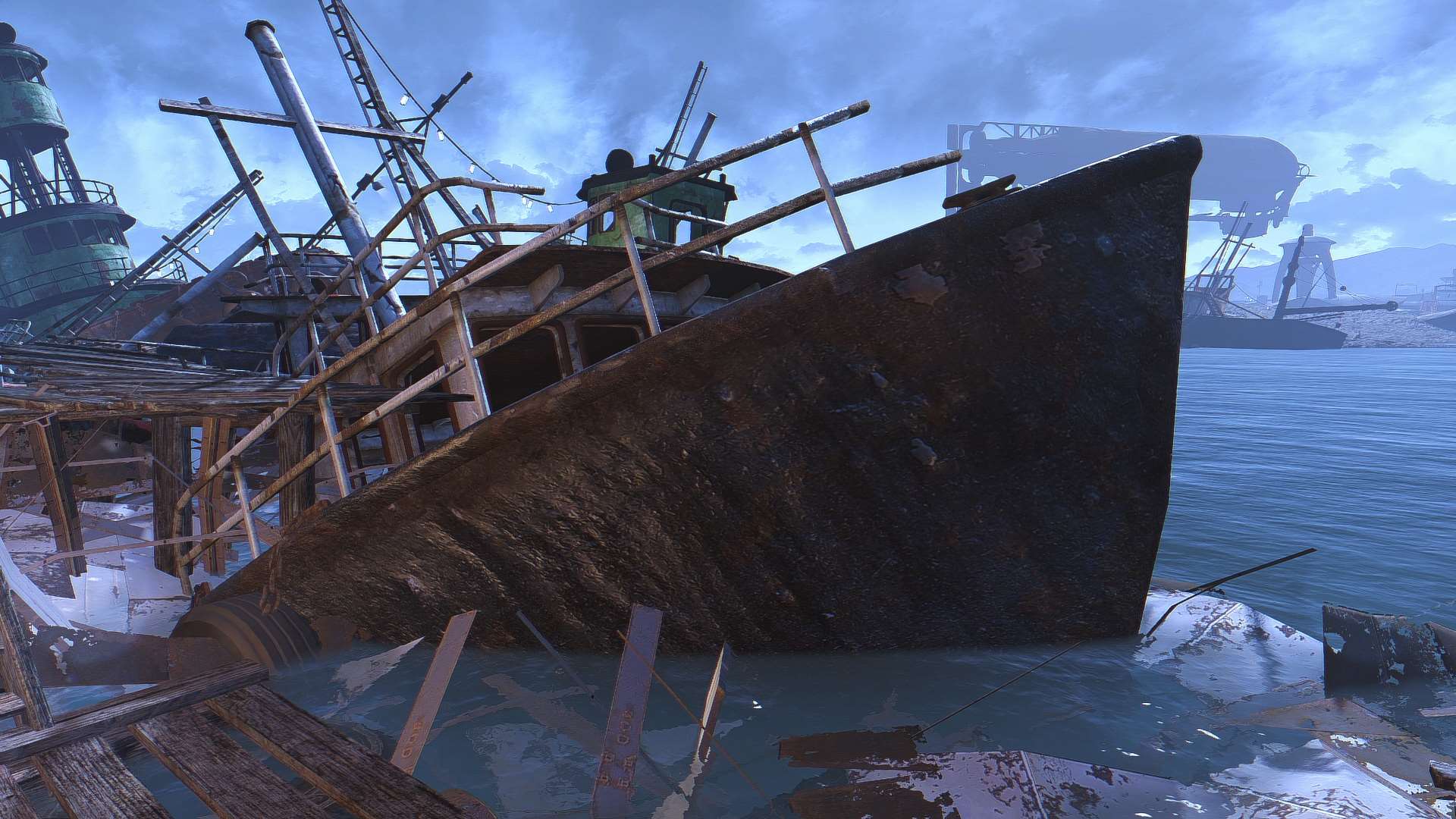 Fallout 4 боевые лодки яхты корабли создай свой собственный флот фото 6