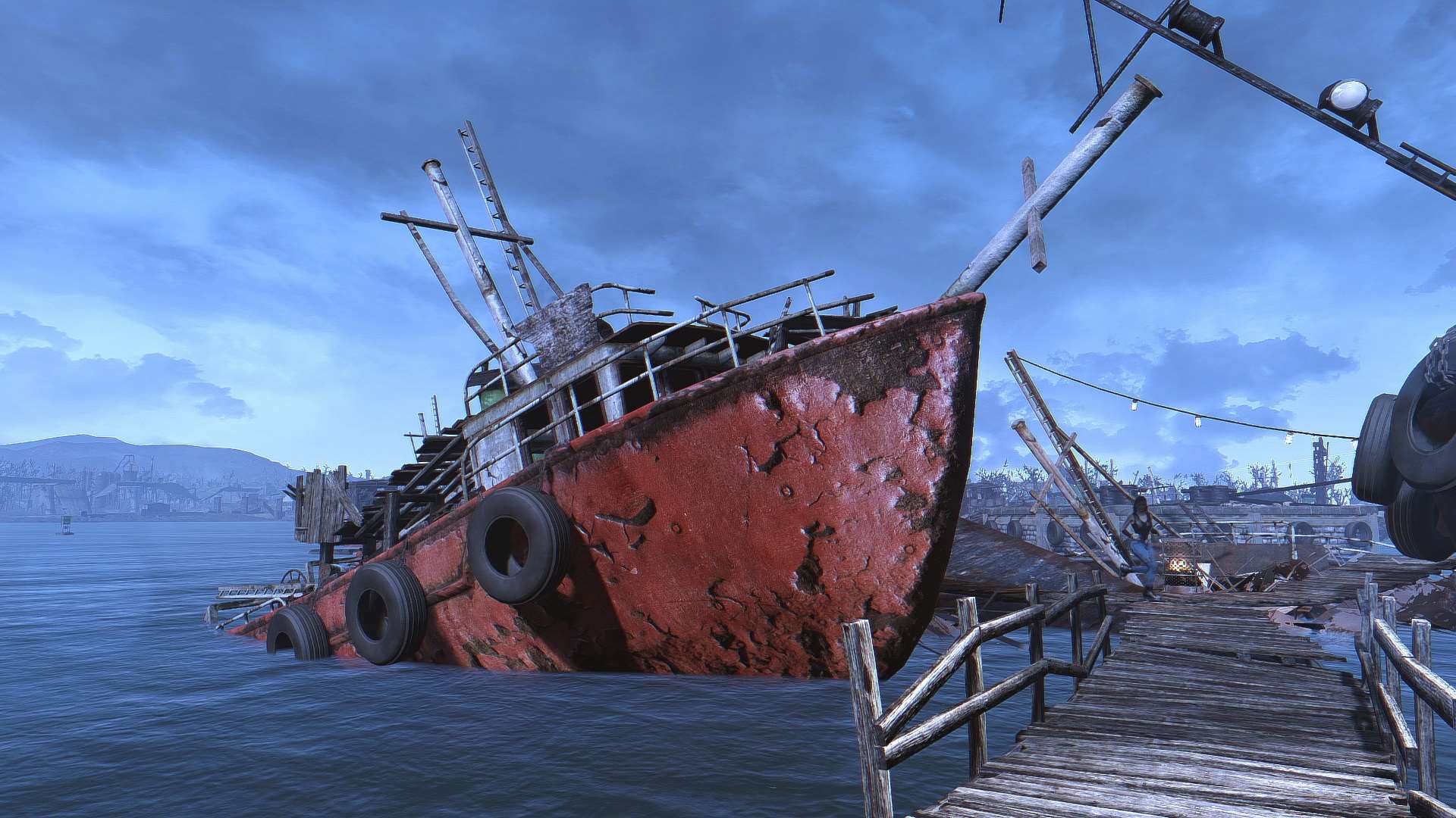 Fallout 4 боевые лодки яхты корабли создай свой собственный флот (120) фото