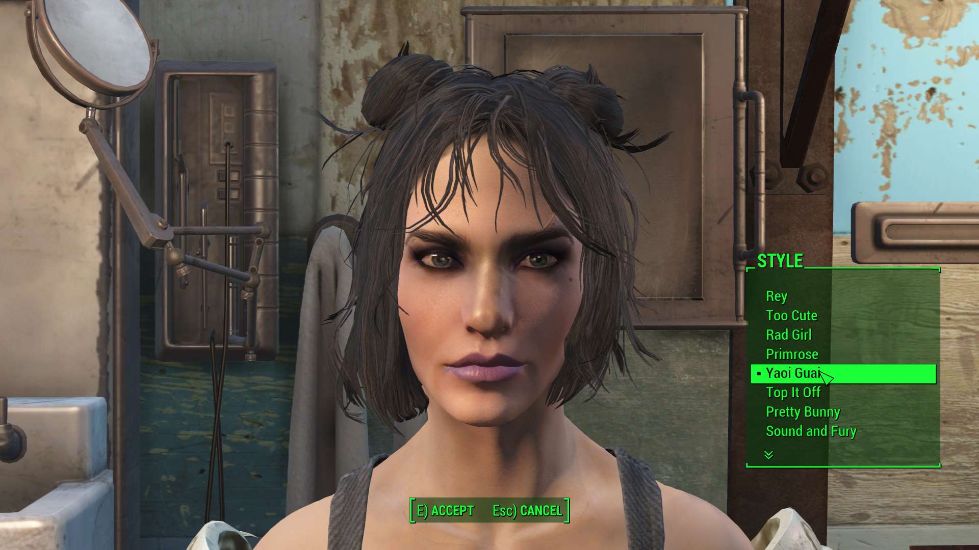 All fallout 4 hairstyles фото 42