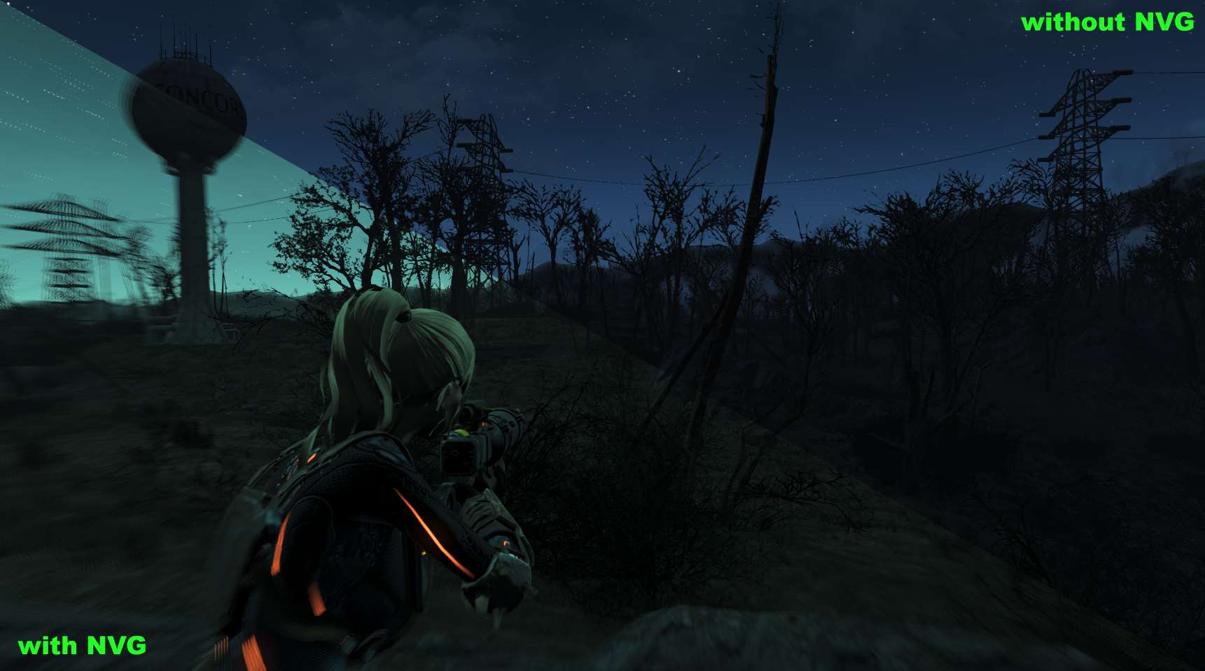 Fallout 4 ночное зрение в режиме скрытности фото 5