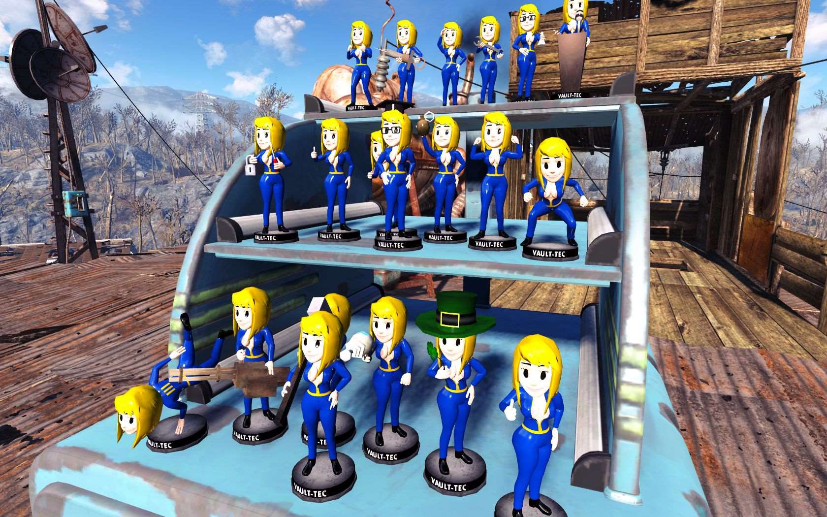 Fallout 4 - Vault Girl Bobbleheads