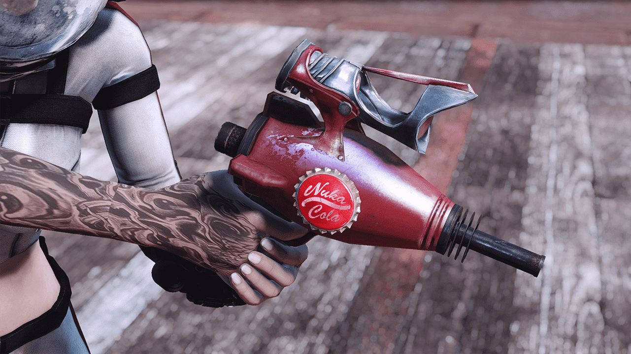 Fallout 4 - Экипировка и оружие Ядер-Кола (CBBE) .
