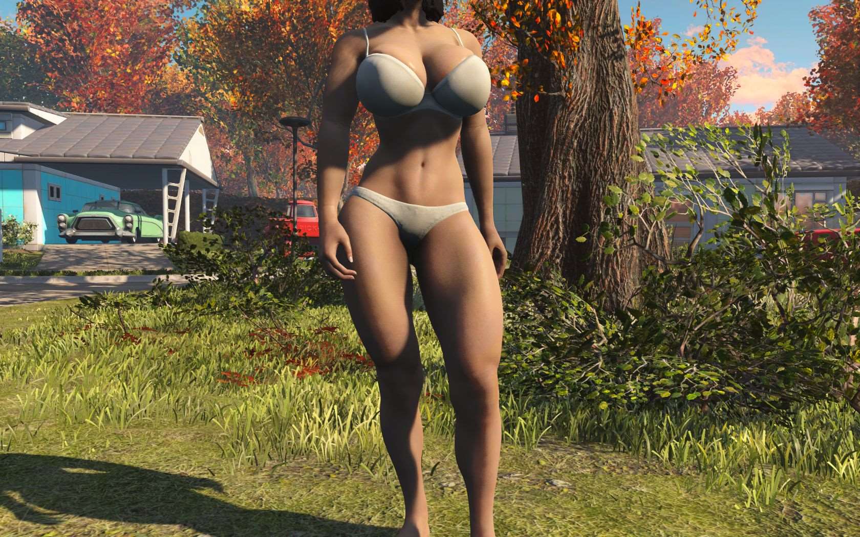 Fallout 4 - Новое тело для девушек "Atomic Beauty" .