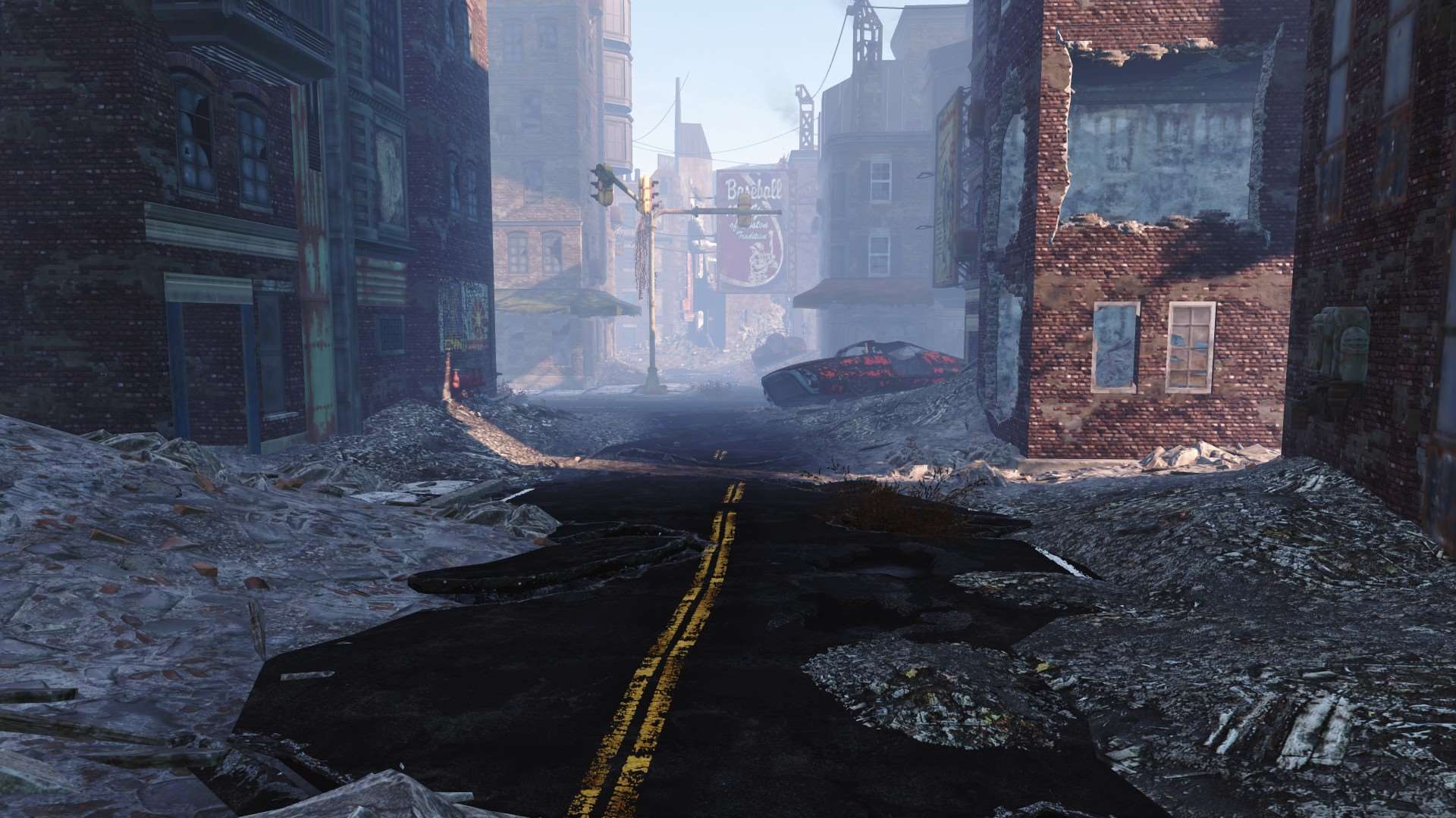 Fallout 4 реалистичные дороги