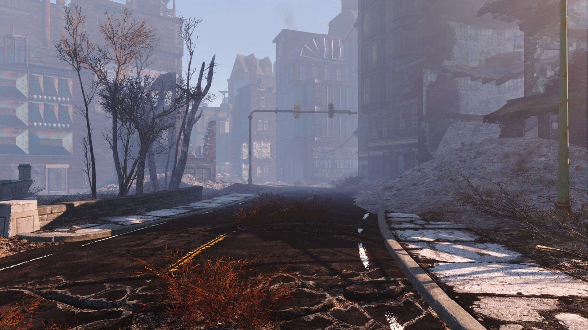 Fallout 4 реалистичные дороги фото 1