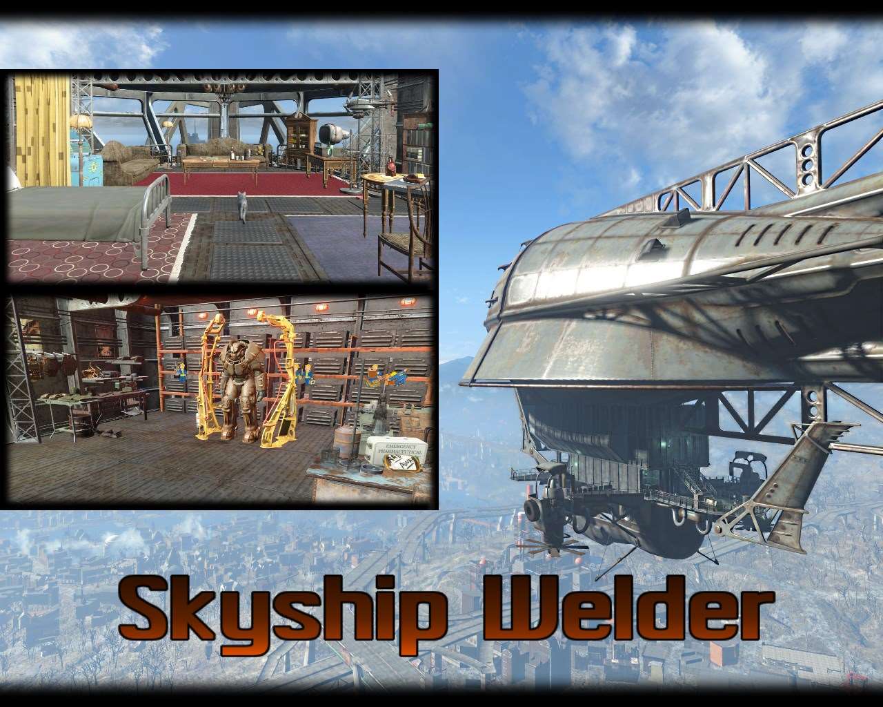Airship player home and settlement fallout 4 фото 80