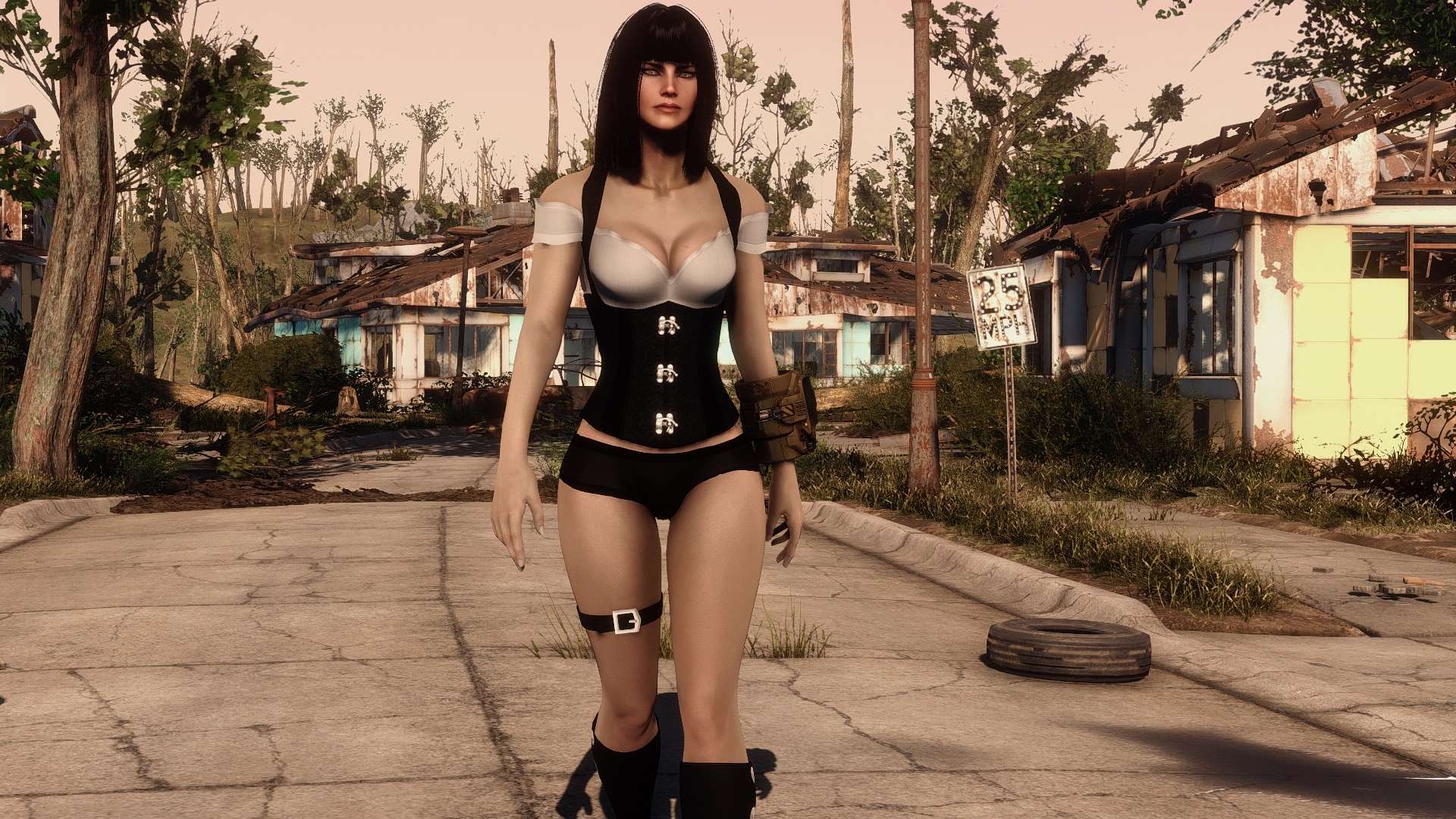 Fallout 4 черное платье фото 33