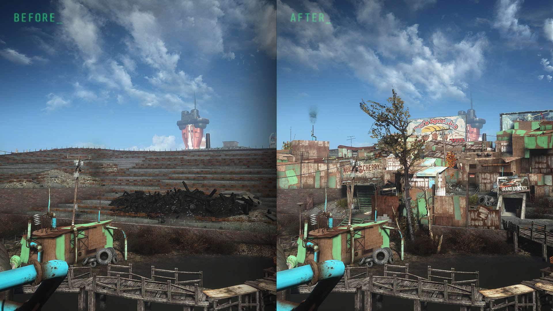 Diamond city enhanced fallout 4 фото 3