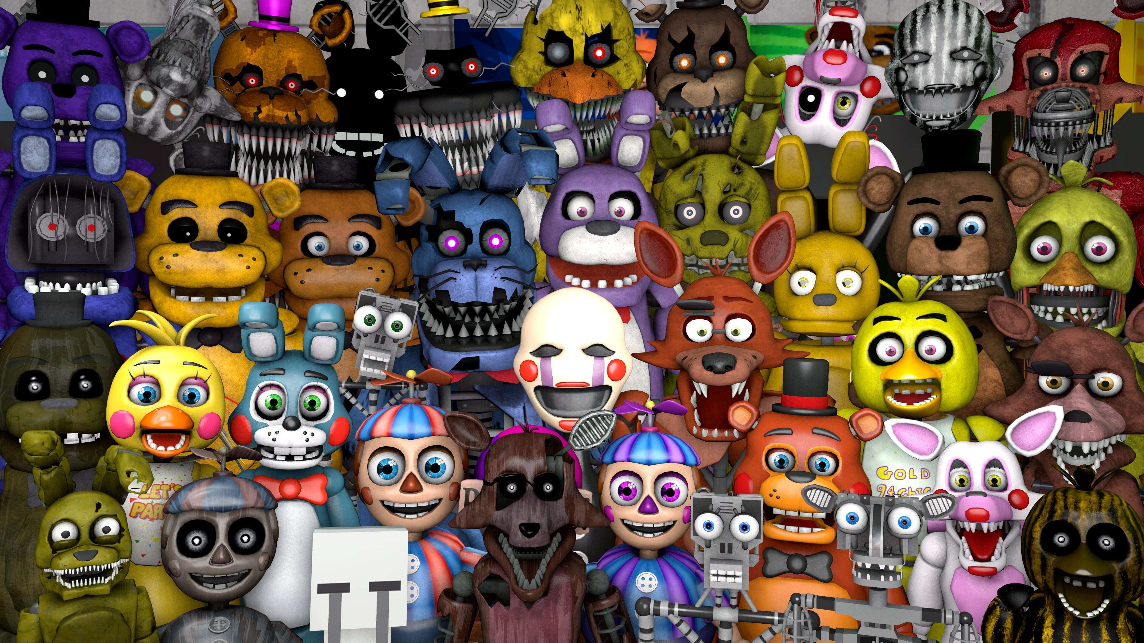 Garrys Mod FNaF 1 4 Npc And Playermodels Pack