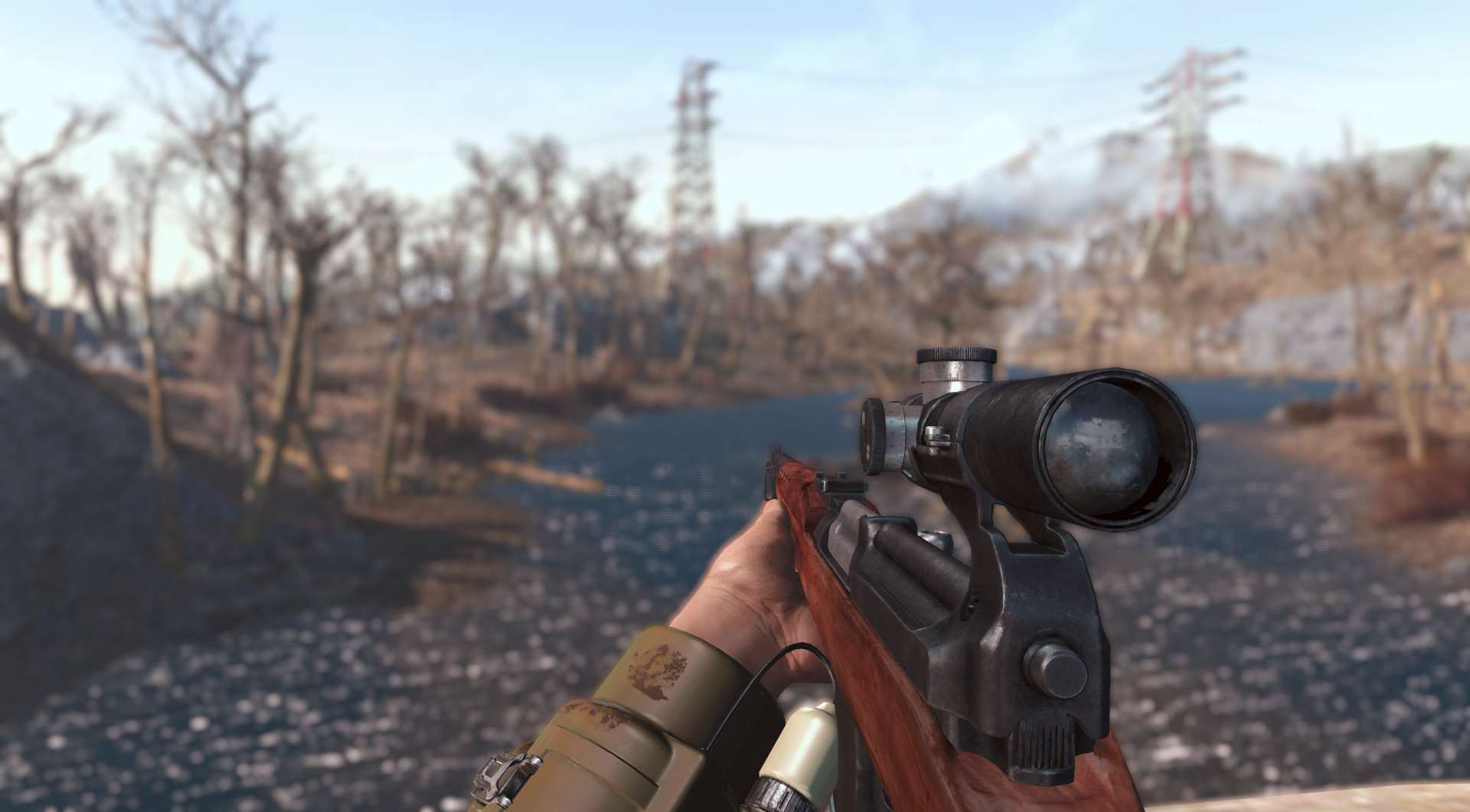 Fallout 4 хорошая снайперская винтовка фото 63