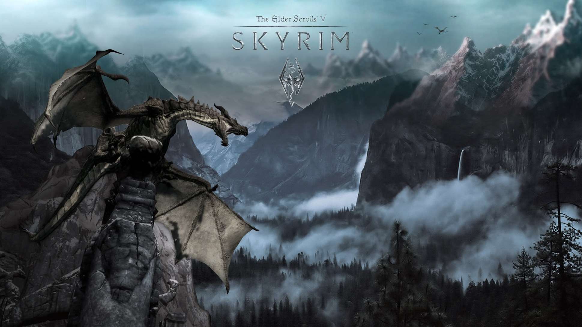 The Elder Scrolls 5 Skyrim дракон