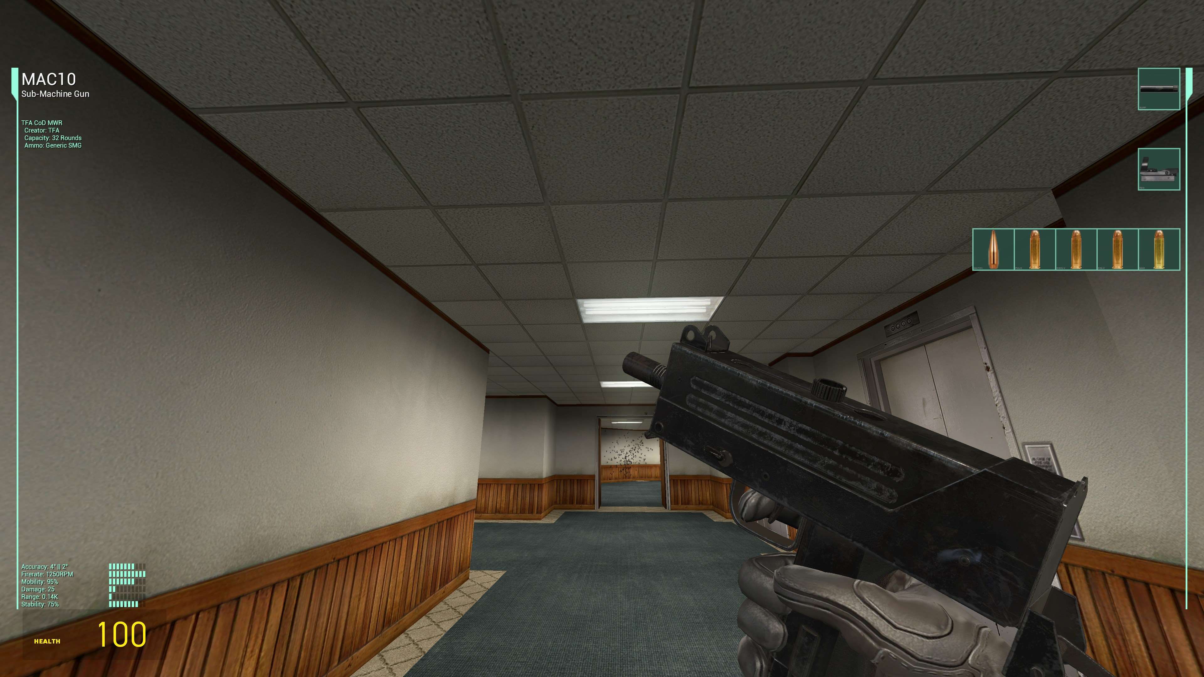 Пистолеты-пулеметы из Call of Duty - Modern Warfare Remastered. 