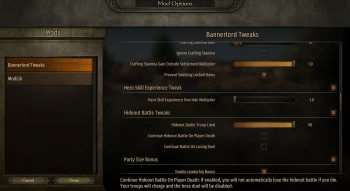 Mount & Blade 2 — Bannerlord Tweaks Mount & Blade 2 — Bannerlord Tweaks