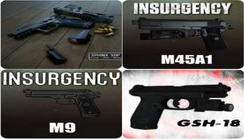 Left 4 Dead 2 — новые модели оружия — Kriss Sphinx SDP, Beretta m9, Colt m45a1, GSh-18 Left 4 Dead 2 — новые модели оружия — Kriss Sphinx SDP, Beretta m9, Colt m45a1, GSh-18