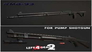 Left 4 Dead 2 — новые модели оружия – РМБ-93, Winchester 1200 (помповые дробовики) Left 4 Dead 2 — новые модели оружия – РМБ-93, Winchester 1200 (помповые дробовики)