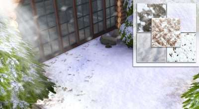 Sims 4 — Снег (Snow Terrains) | The Sims 4 моды