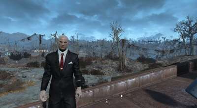 Fallout 4 — Костюм Агента 47 (Agent 47’s Suit) | Fallout 4 моды