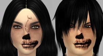 Sims 4 — Halloween Skeleton Face Mask NO2 | The Sims 4 моды