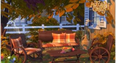 Sims 4 — Осенний сад (Autumn Garden)
