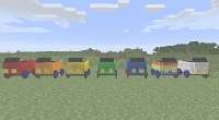 Minecraft 1.7.2 — Javal Cars / Разноцветные машины | Minecraft моды