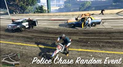 GTA 5 — Случайные полицейские погони (Police Chase Random Event) | GTA 5 моды